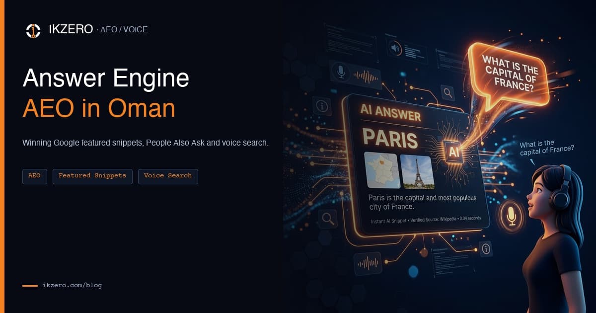 Answer Engine Optimization (AEO) for Oman Business