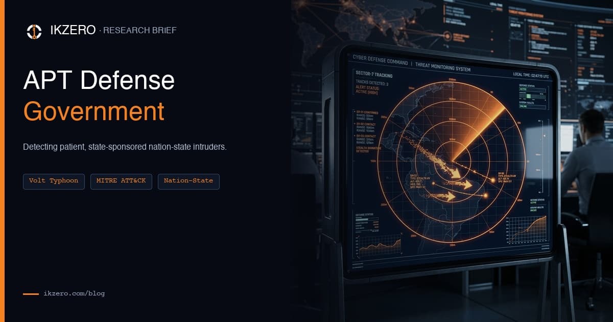 APT Defense for Government Agencies & Contractors