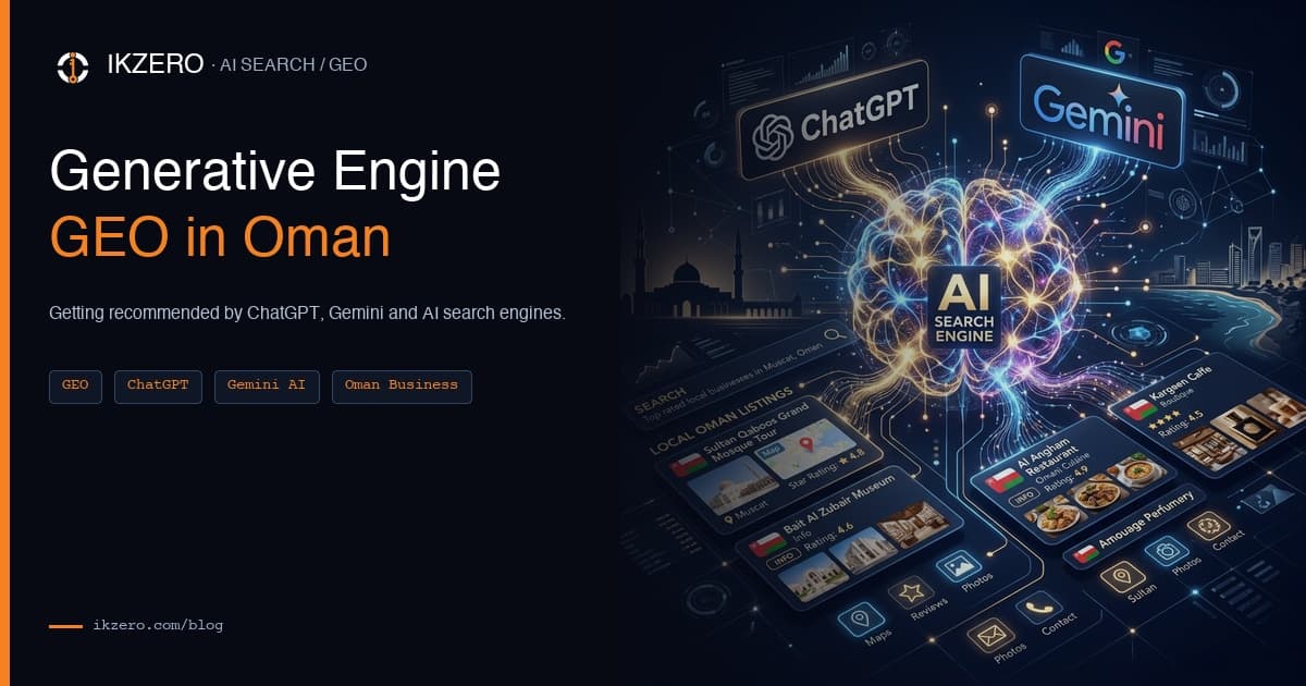 Generative Engine Optimization (GEO) in Oman: 2026 Guide