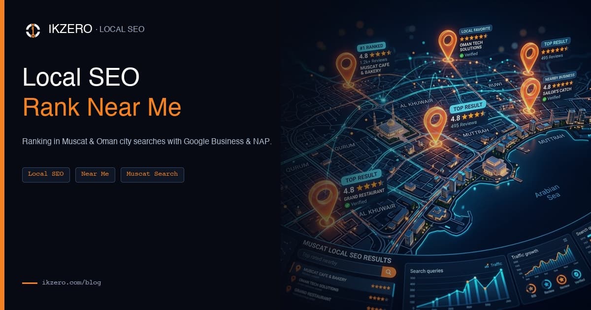 Local SEO in Oman: Rank in 'Near Me' Searches