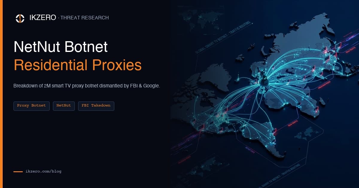 Residential Proxy Botnet: How NetNut Powers Attacks