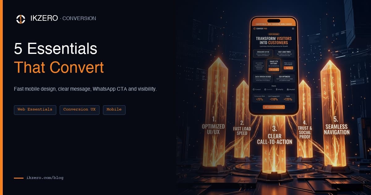 Small Business Website Essentials: 5 That Convert