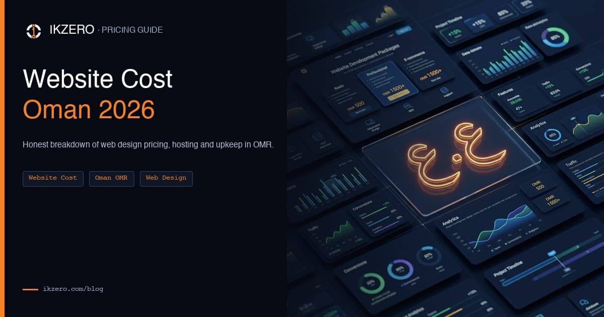 Website Cost in Oman 2026: An Honest Price Guide